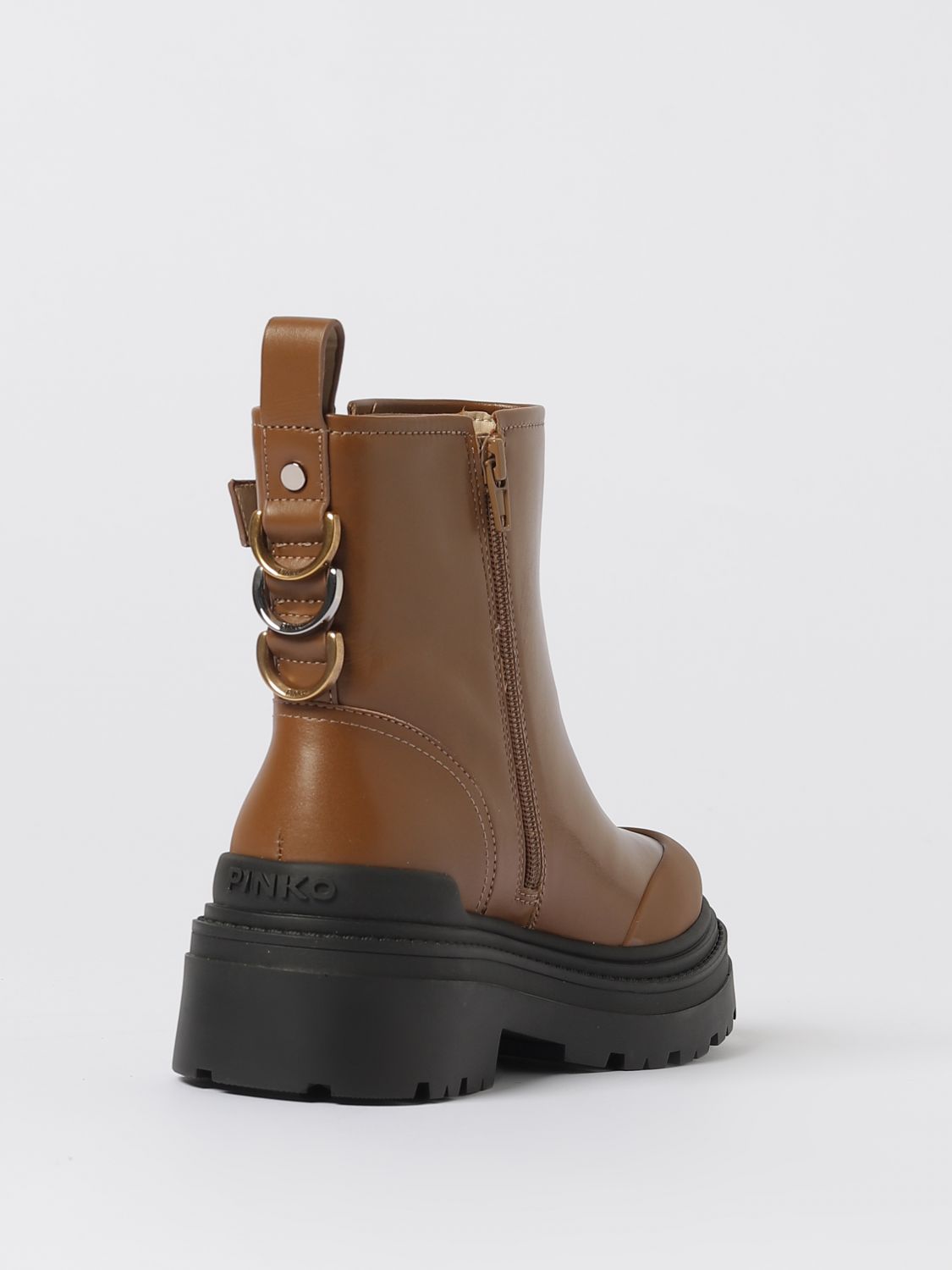 Pinko Boots Woman Camel