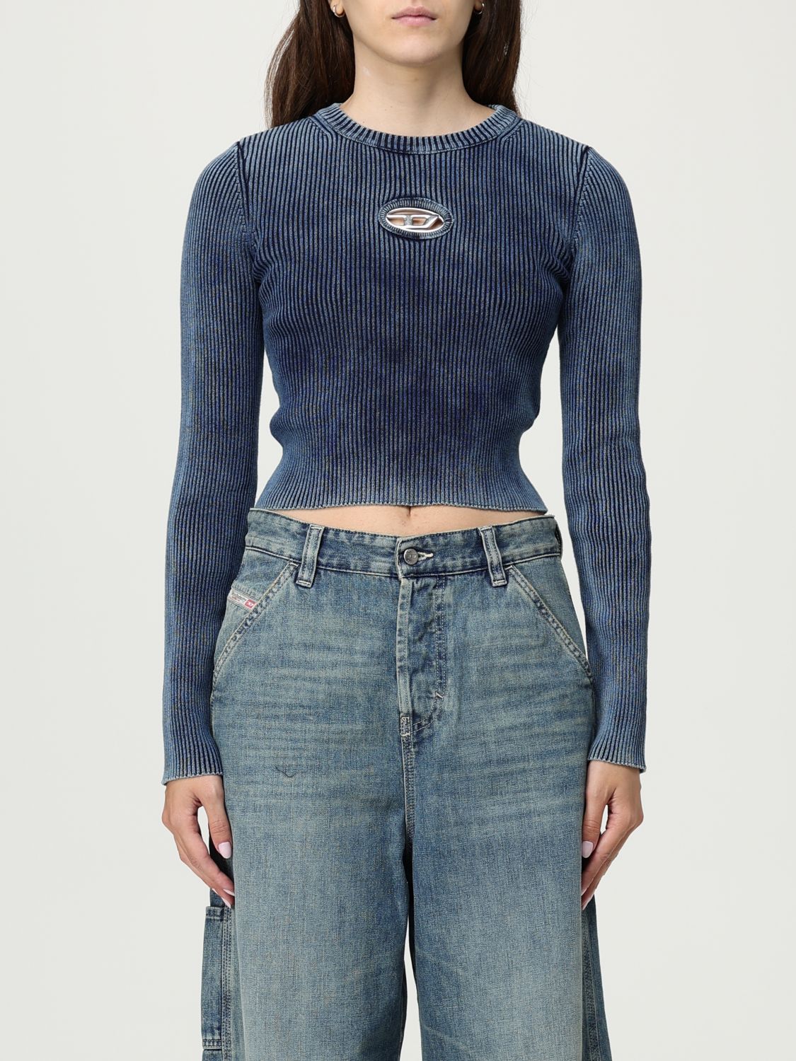 Diesel Top Woman Blue