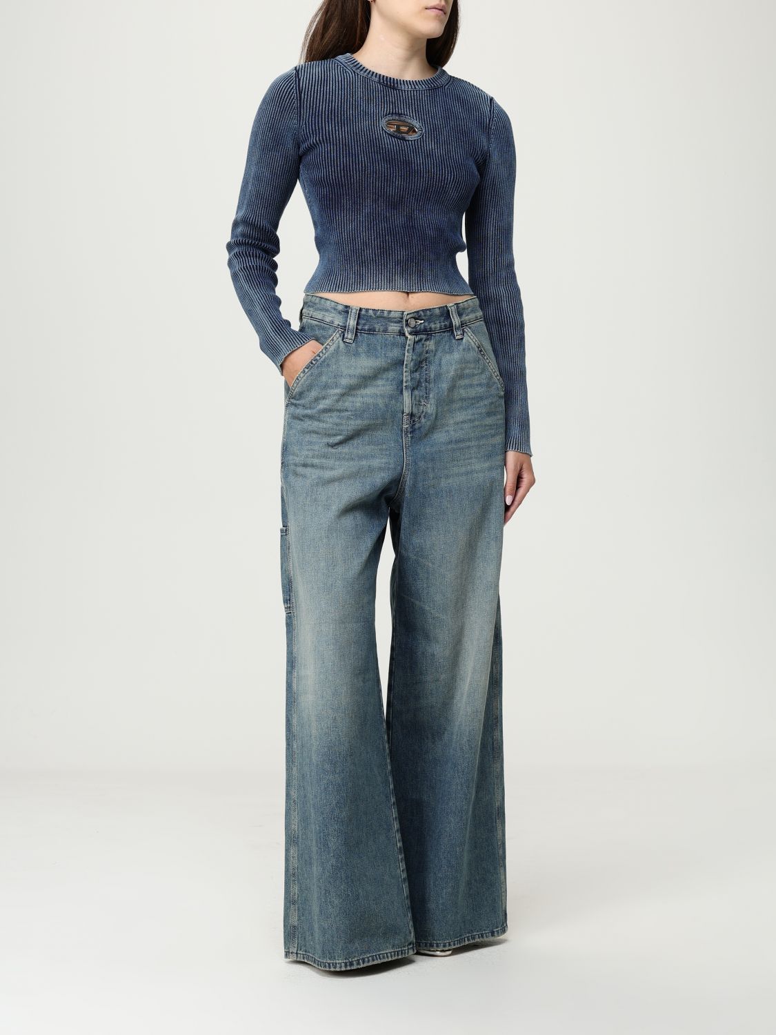 Diesel Top Woman Blue