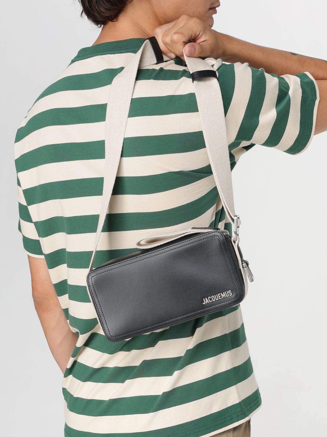 Jacquemus Shoulder Bag Men Black