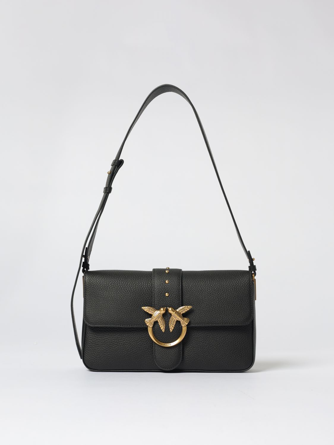 Pinko Crossbody Bags Woman Black