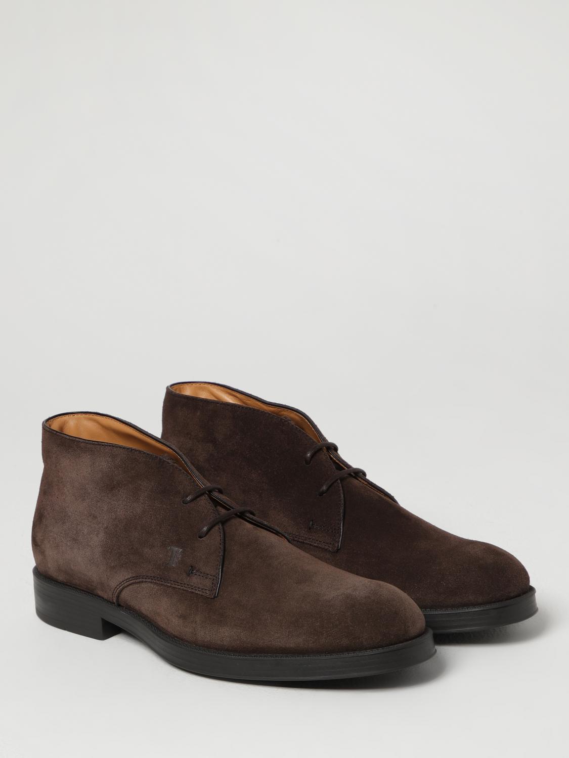 Tod's Boots Men Tobacco