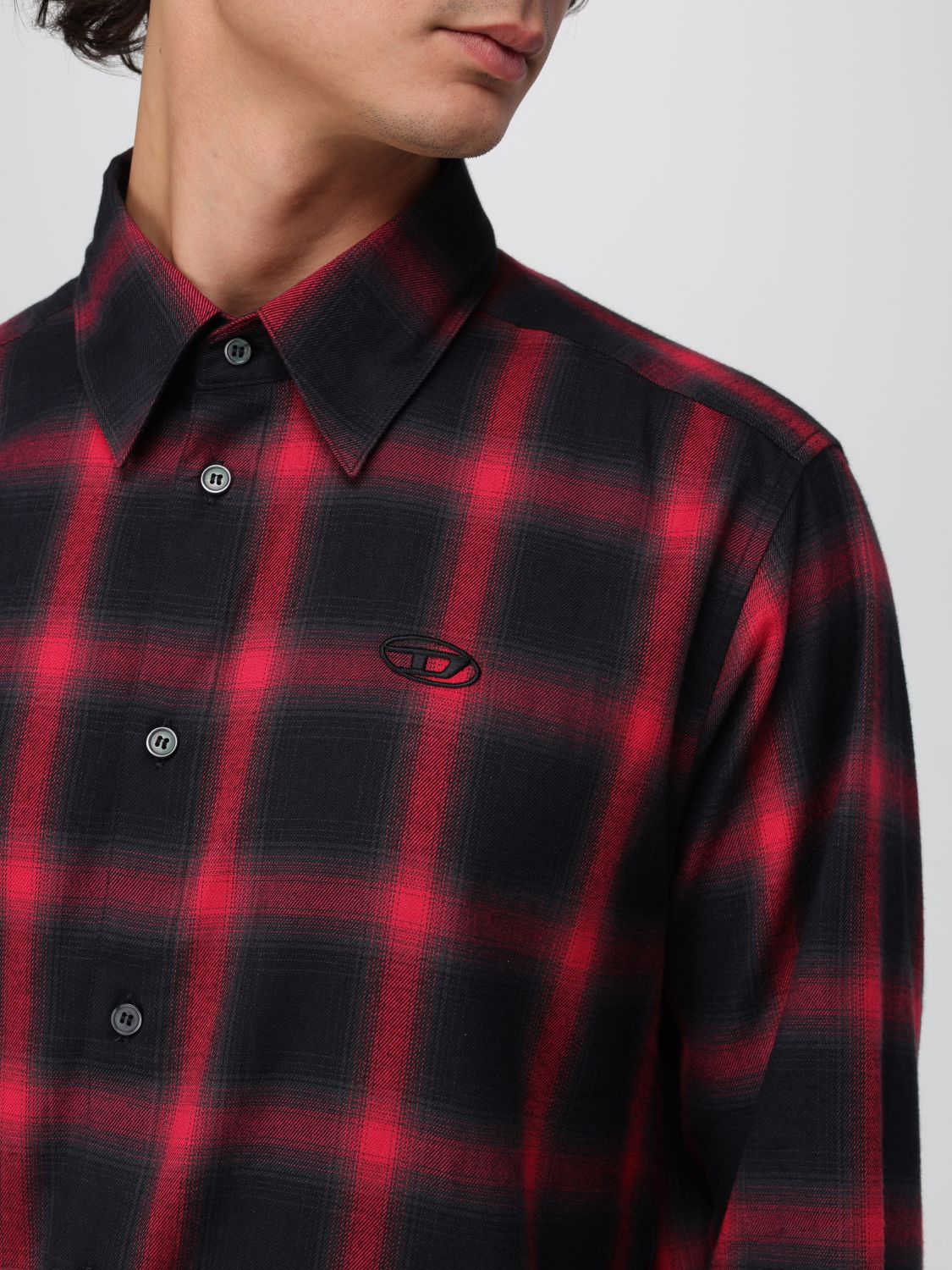 Diesel Shirt Men Red