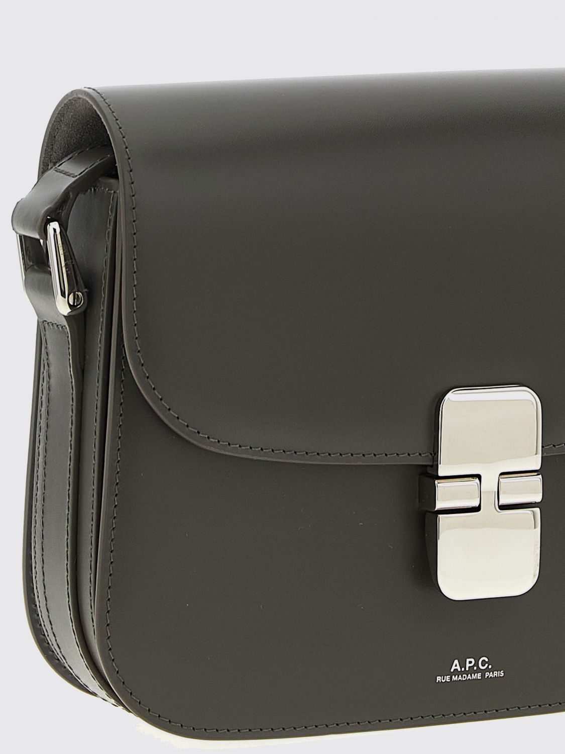 A.P.C. Shoulder Bag Woman Charcoal