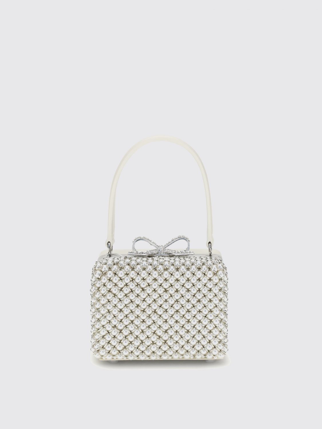 Self Portrait Shoulder Bag Woman Yellow Cream