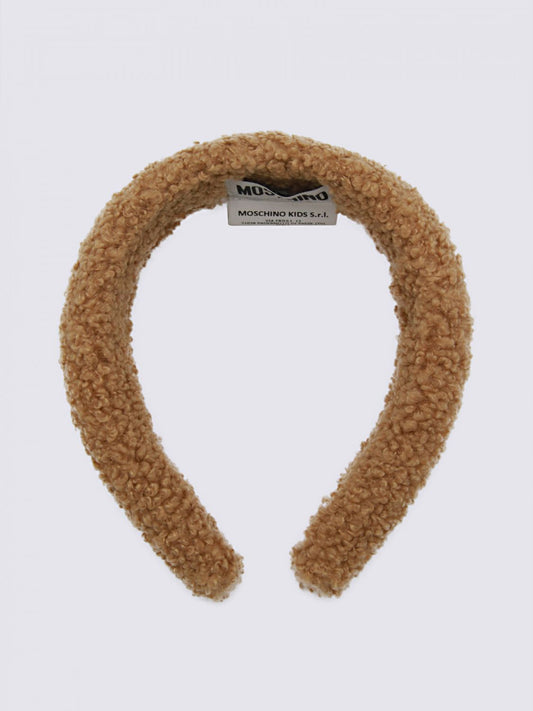 Moschino Hairband Kids Brown