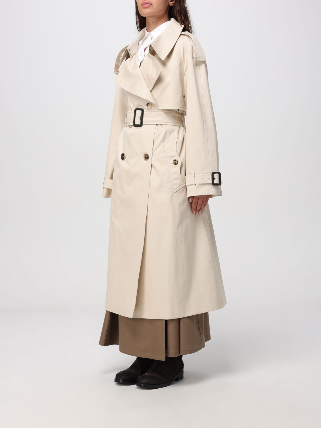 Burberry Coat Woman Beige