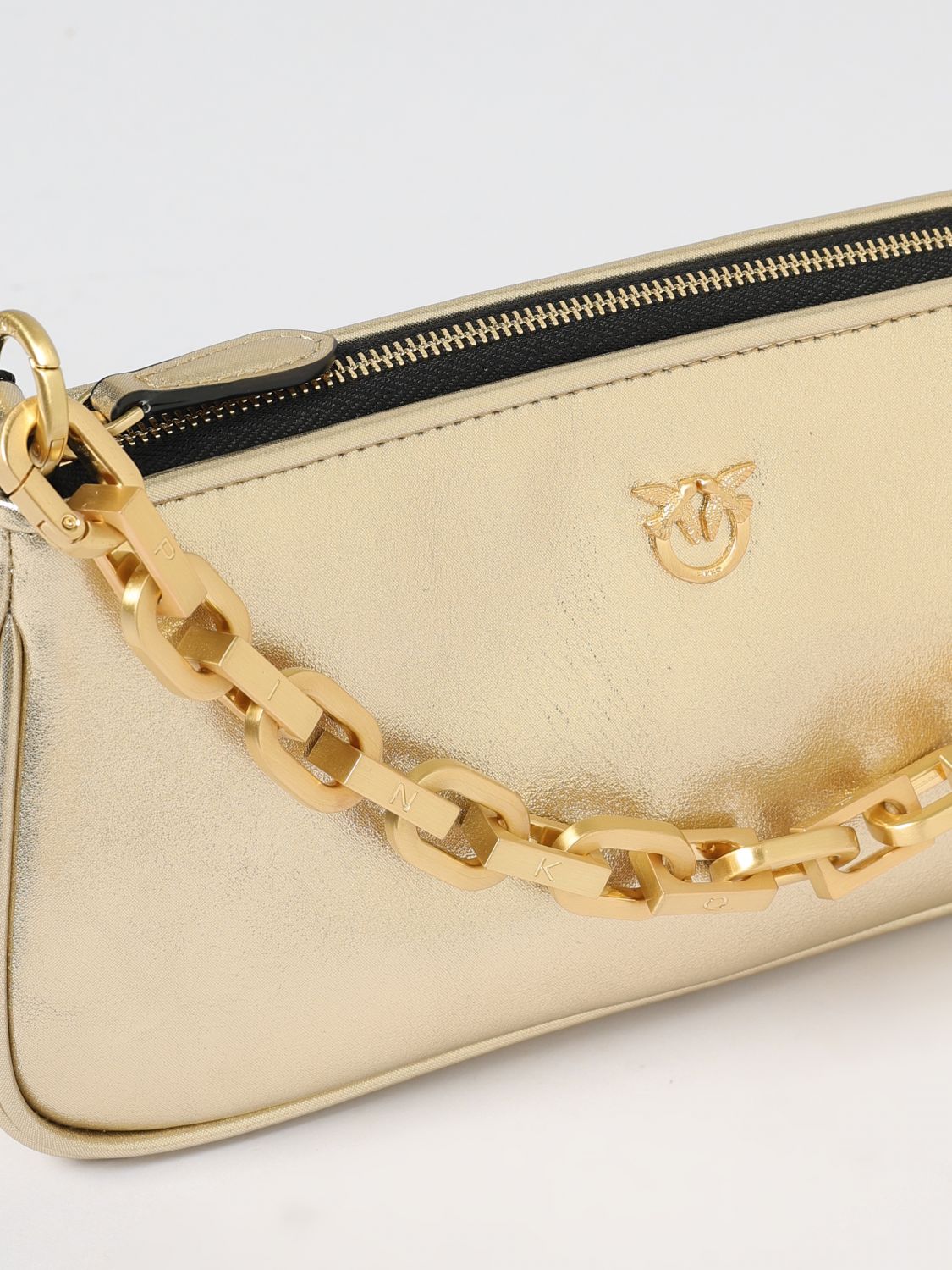 Pinko Shoulder Bag Woman Gold