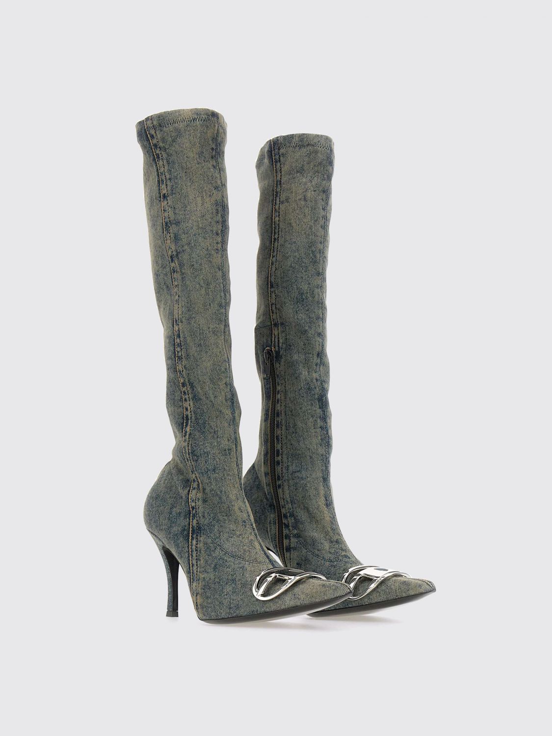 Diesel Boots Woman Blue
