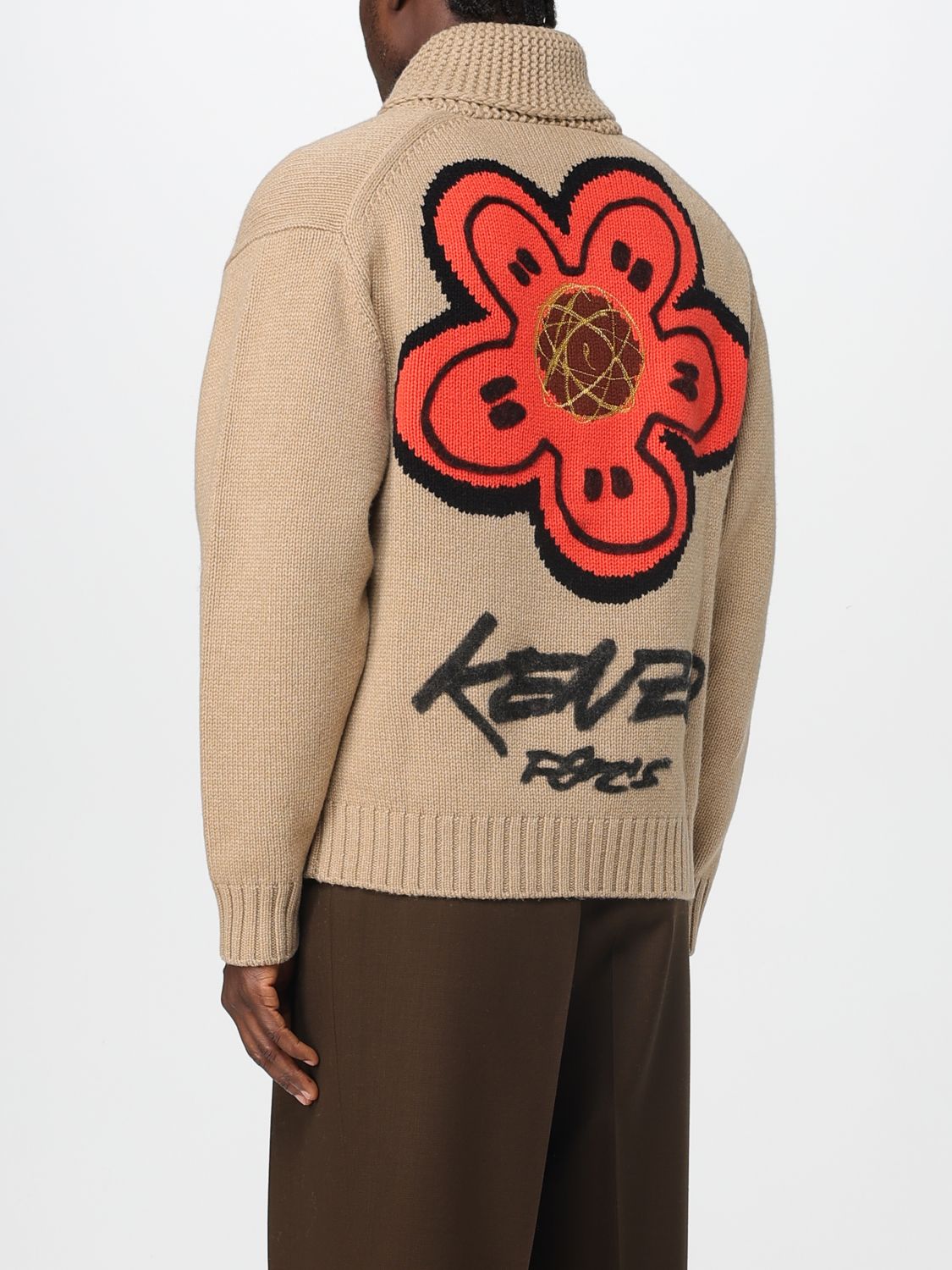 Kenzo Sweater Men Beige