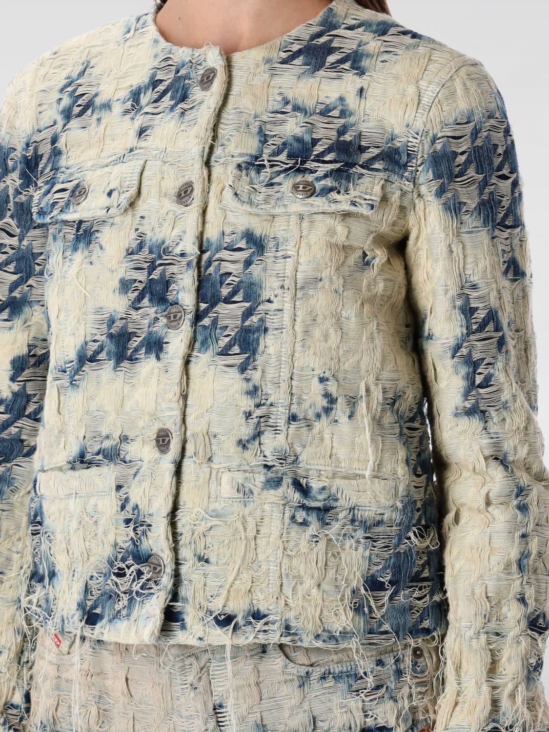 Diesel Jacket Woman Blue