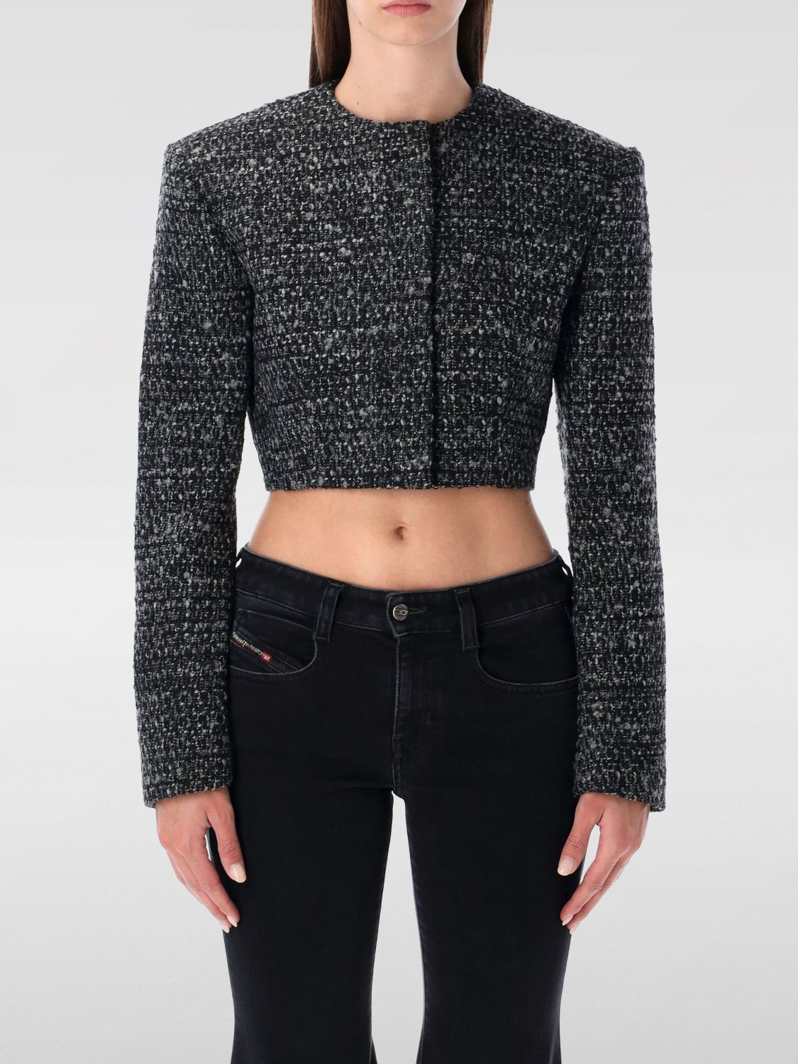 Diesel Jacket Woman Grey