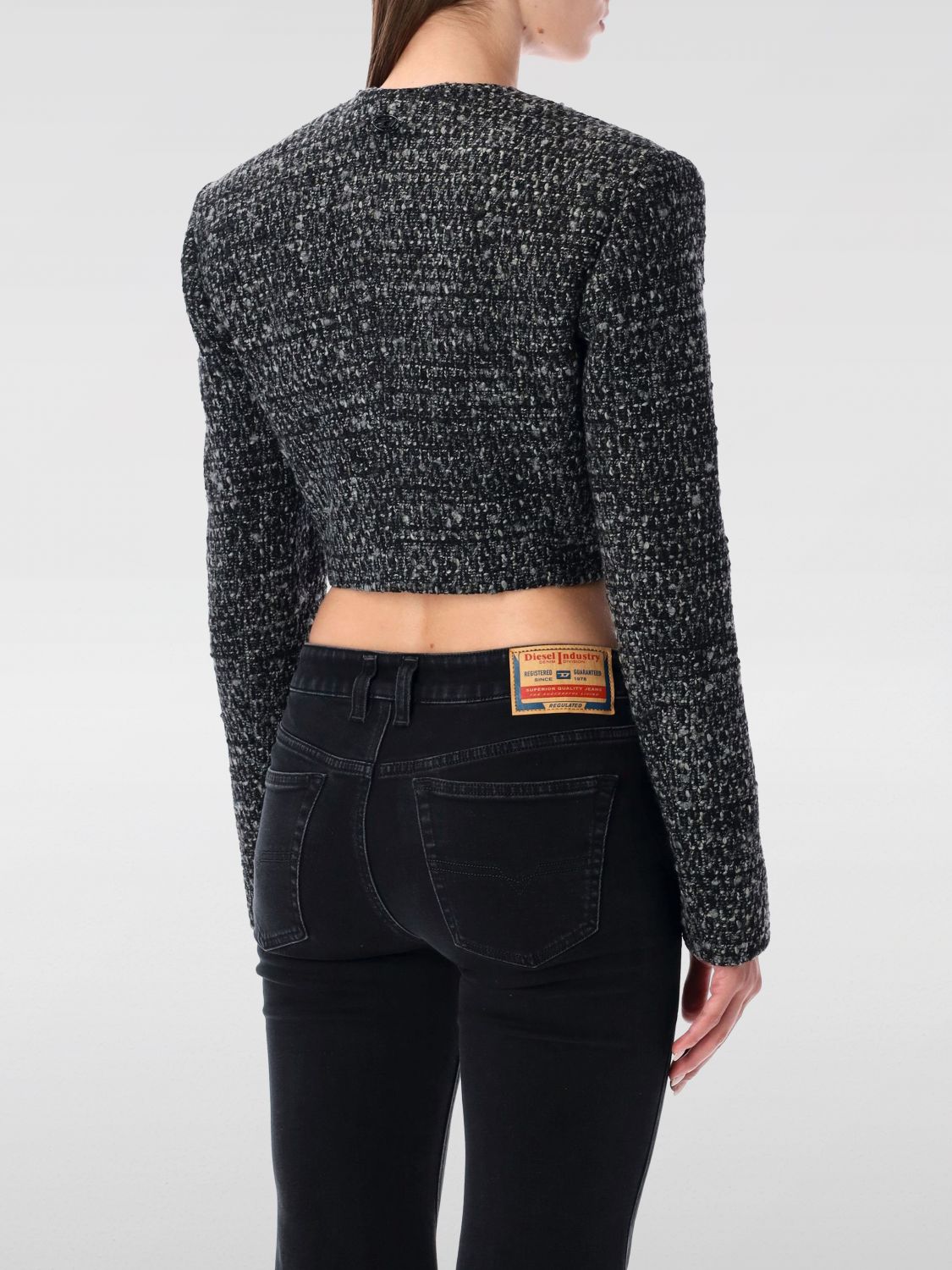 Diesel Jacket Woman Grey