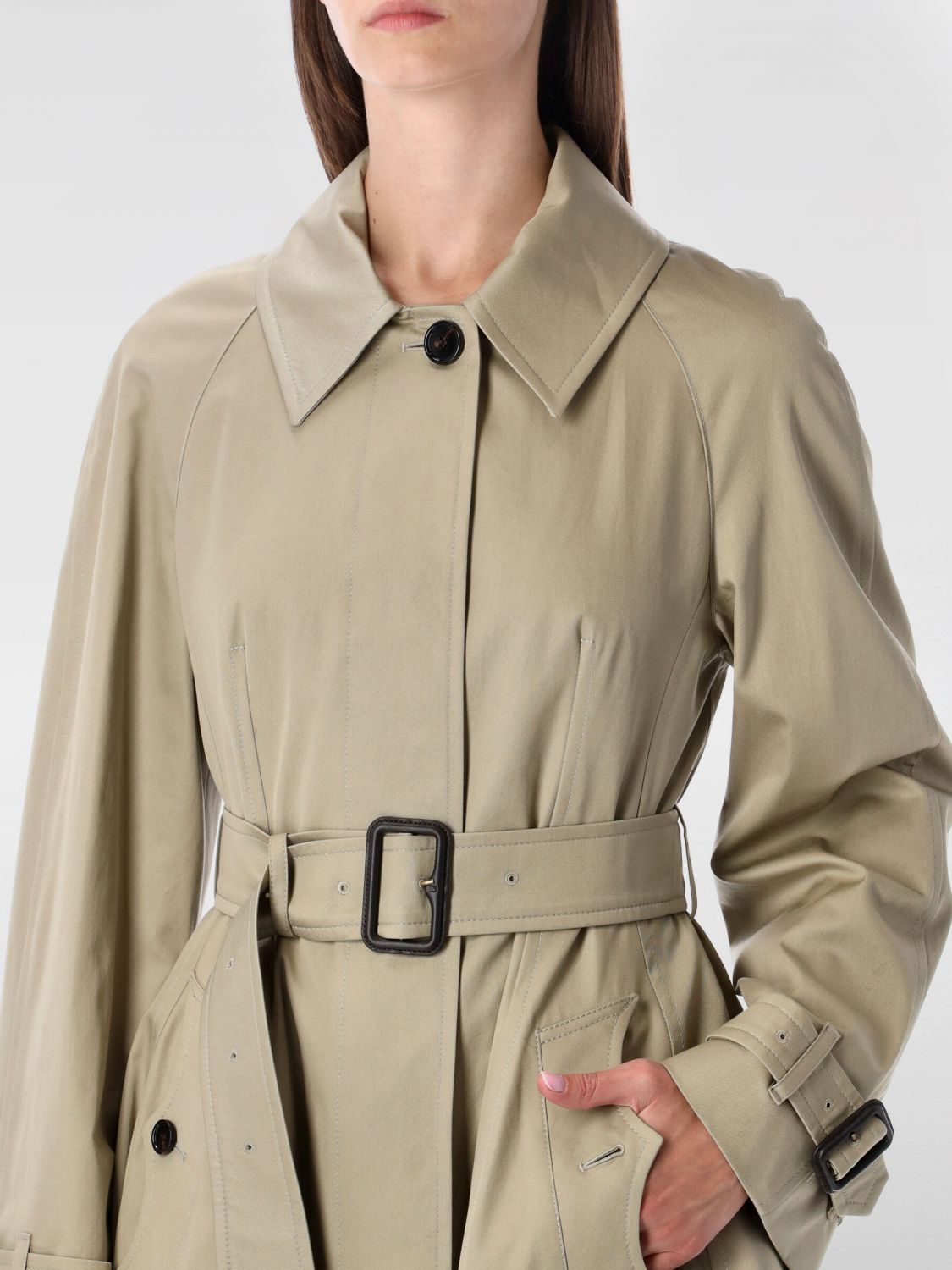 Burberry Coat Woman Sand