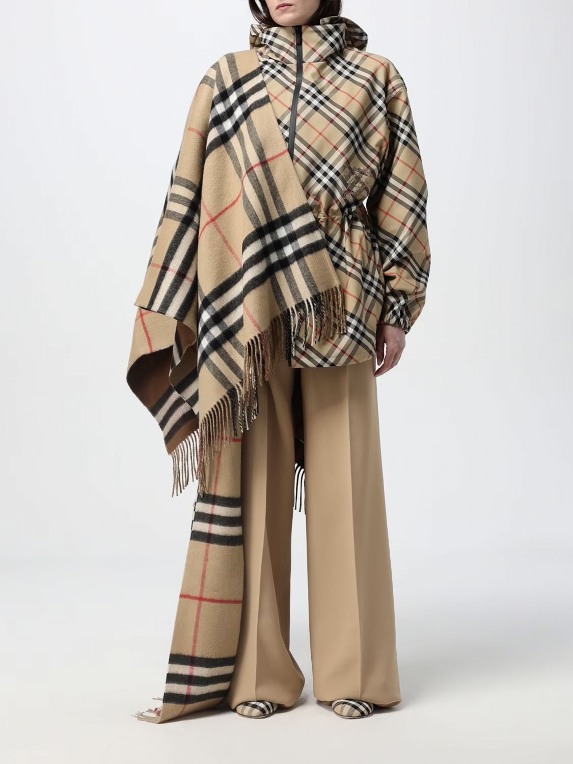 Burberry Coat Woman Beige