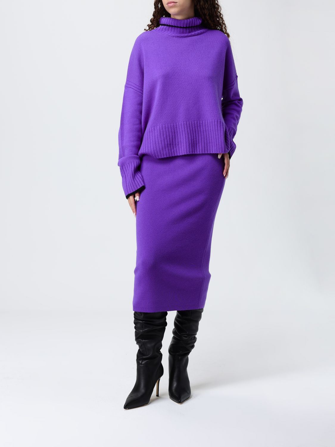 Pinko Skirt Woman Violet