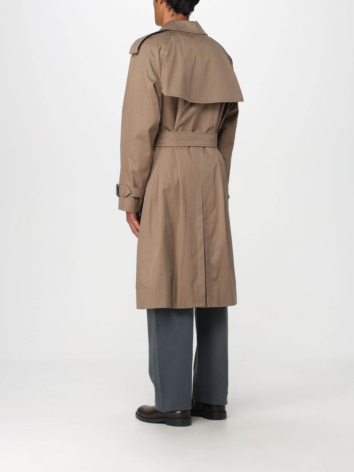 Burberry Trench Coat Men Brown