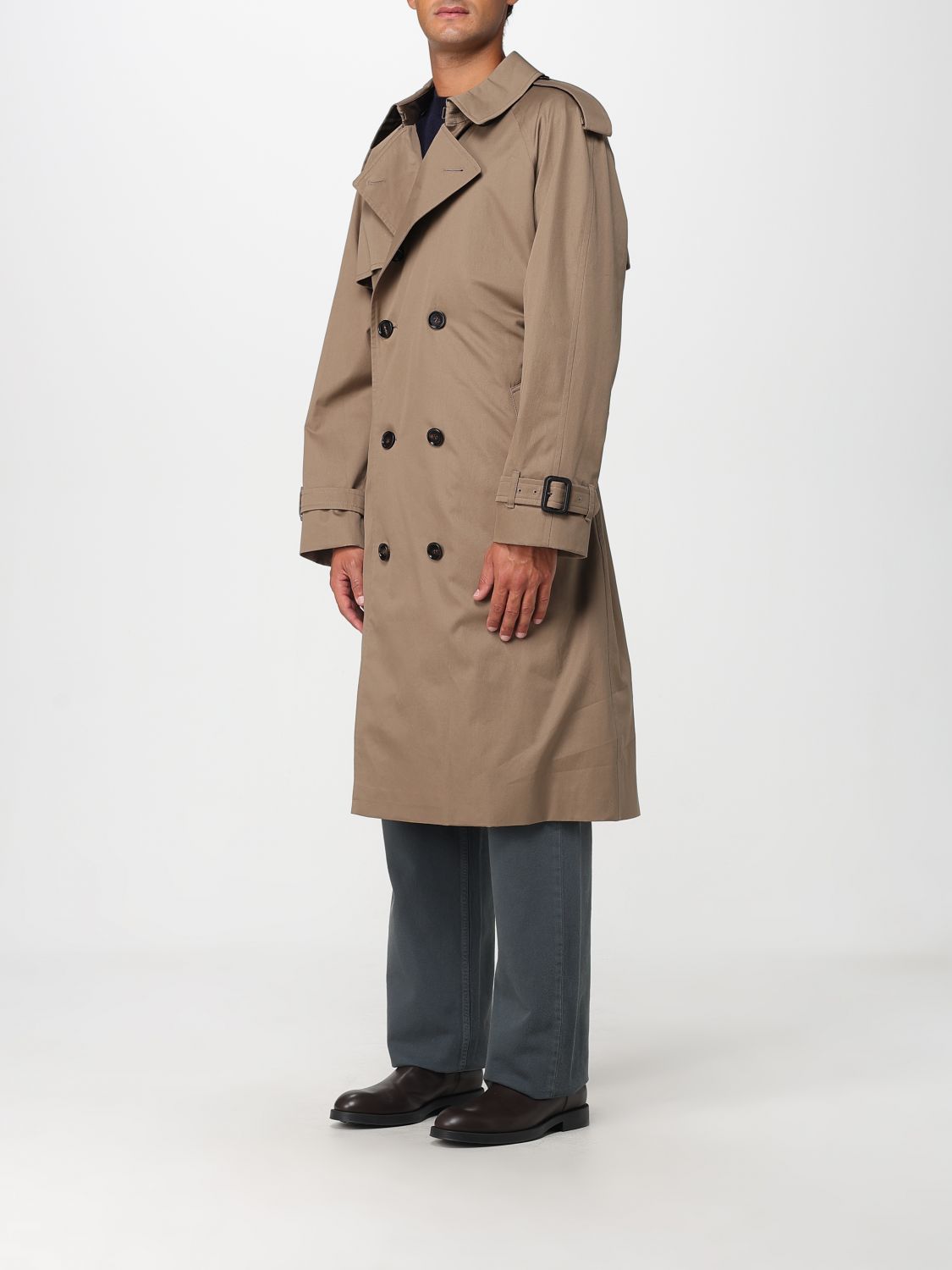 Burberry Trench Coat Men Brown