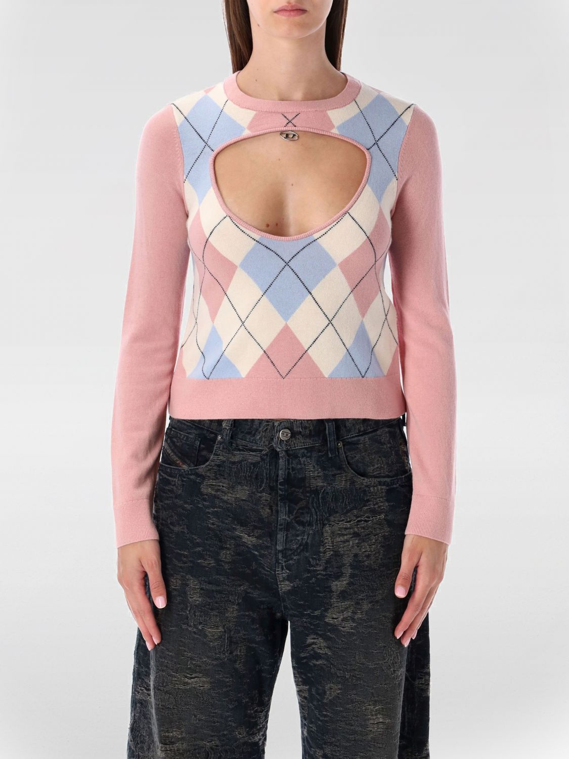 Diesel Sweater Woman Pink