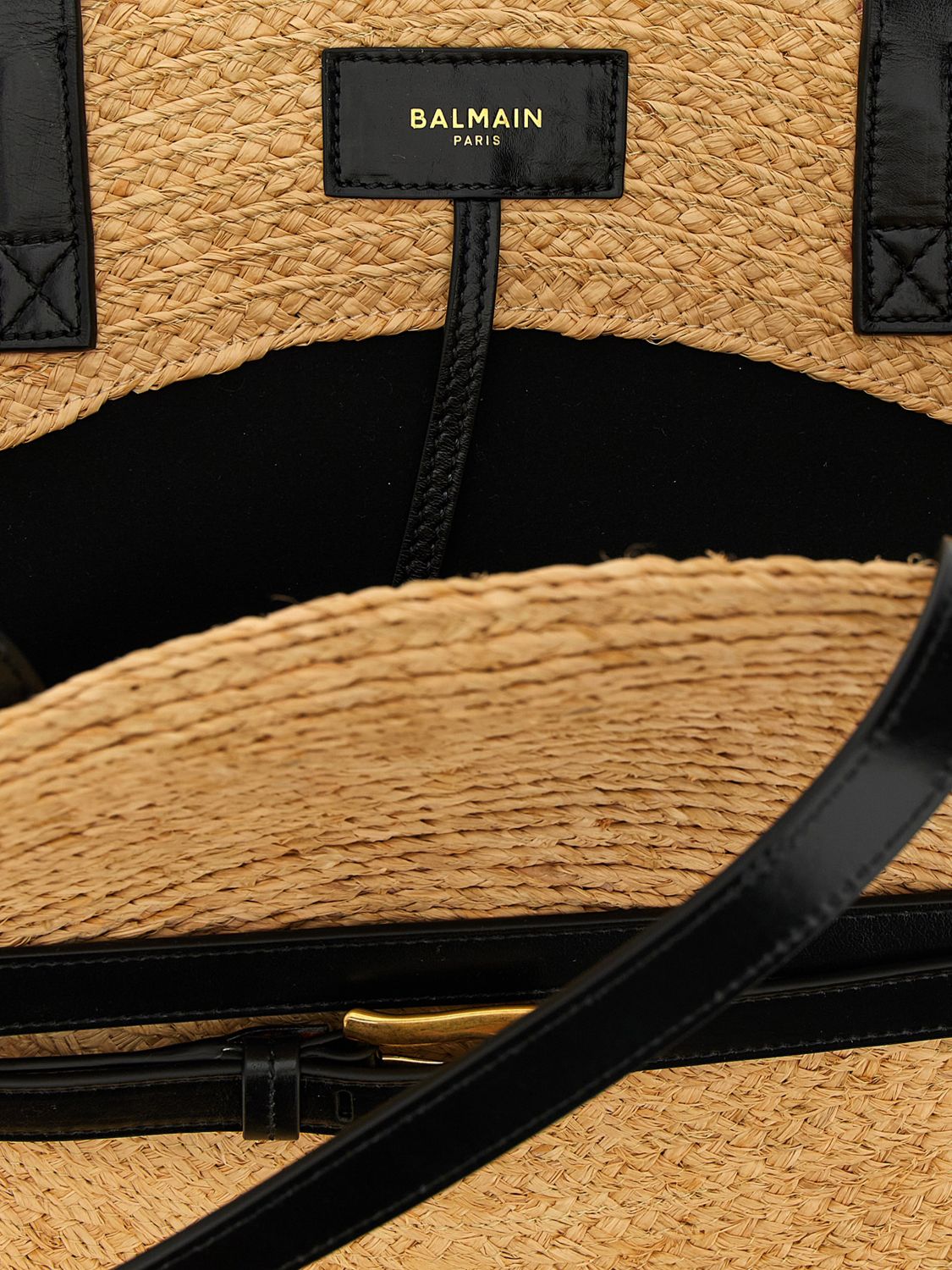 Balmain Shoulder Bag Woman Beige