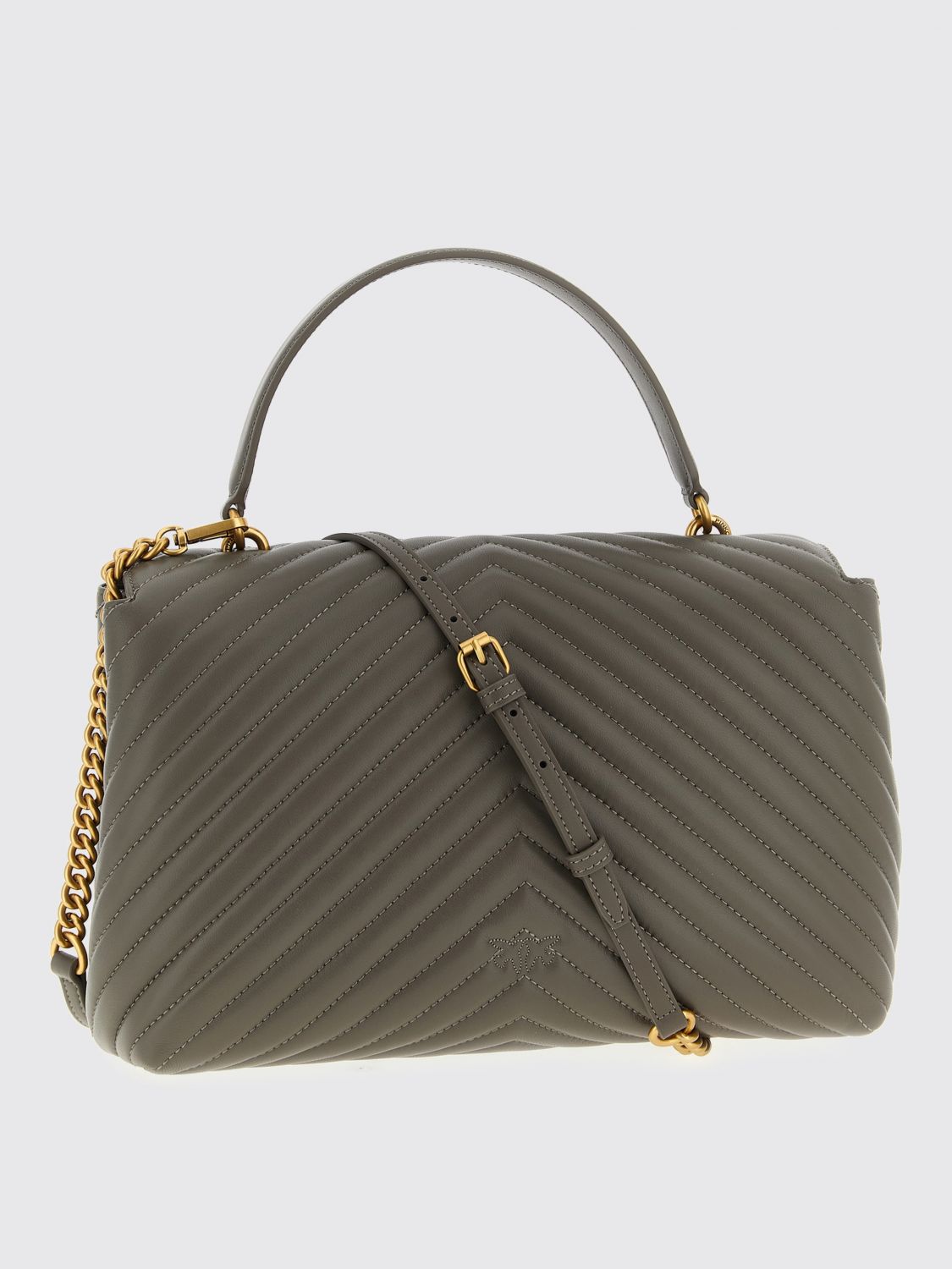Pinko Shoulder Bag Woman Grey