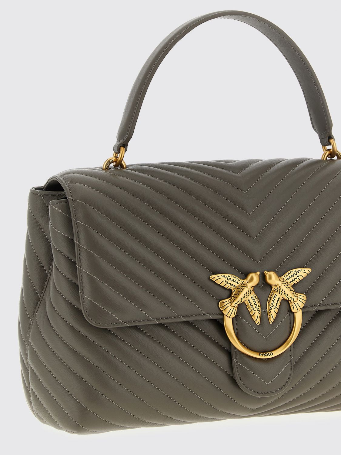 Pinko Shoulder Bag Woman Grey