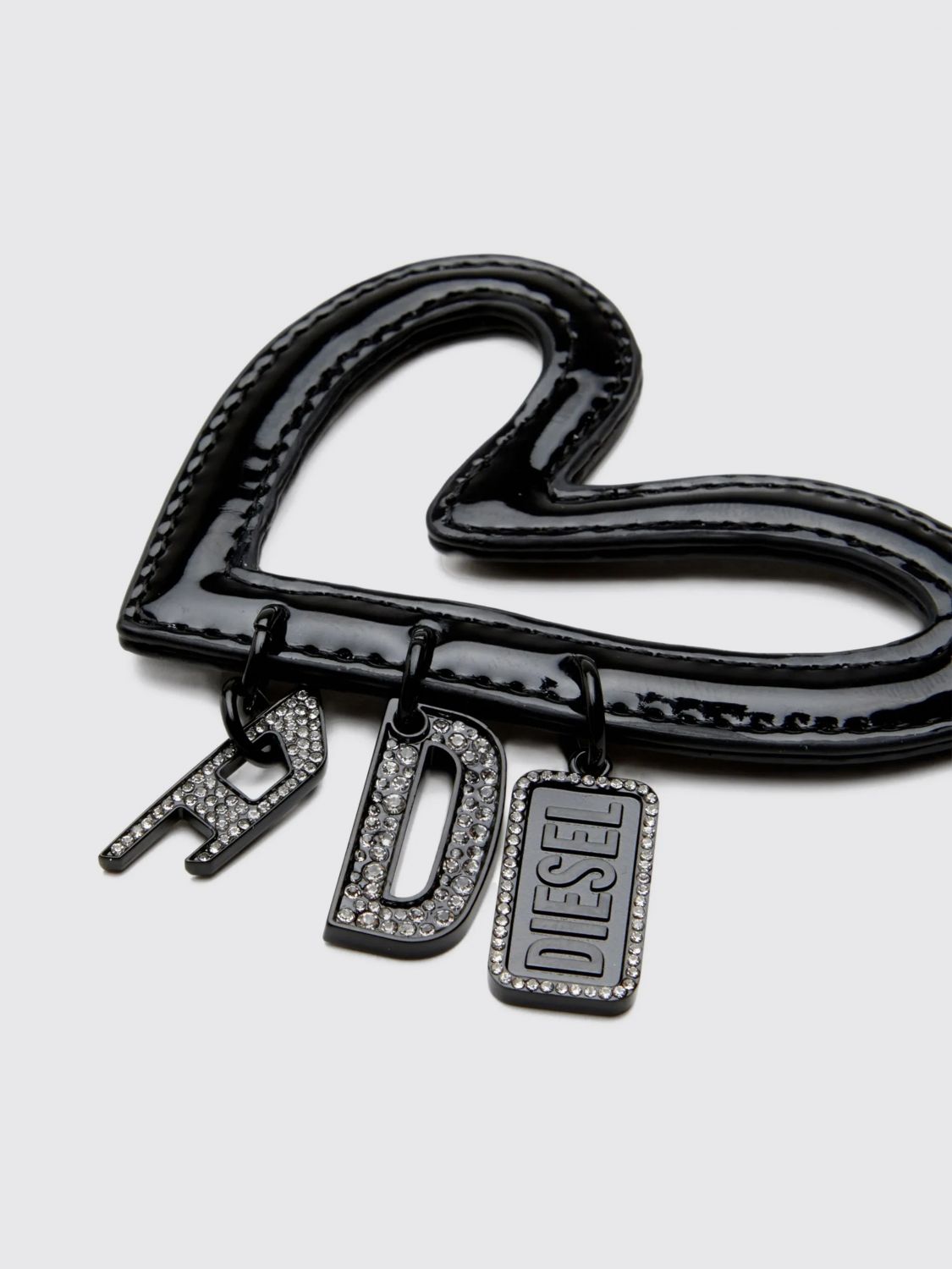 Diesel Key Chain Woman Black