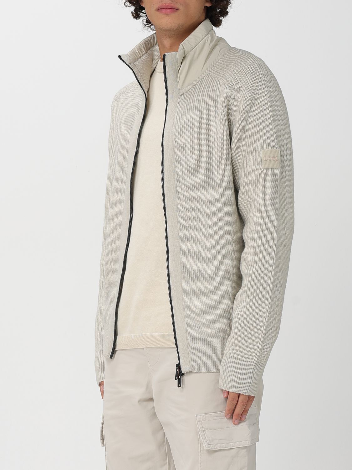 Boss Sweater Men Beige