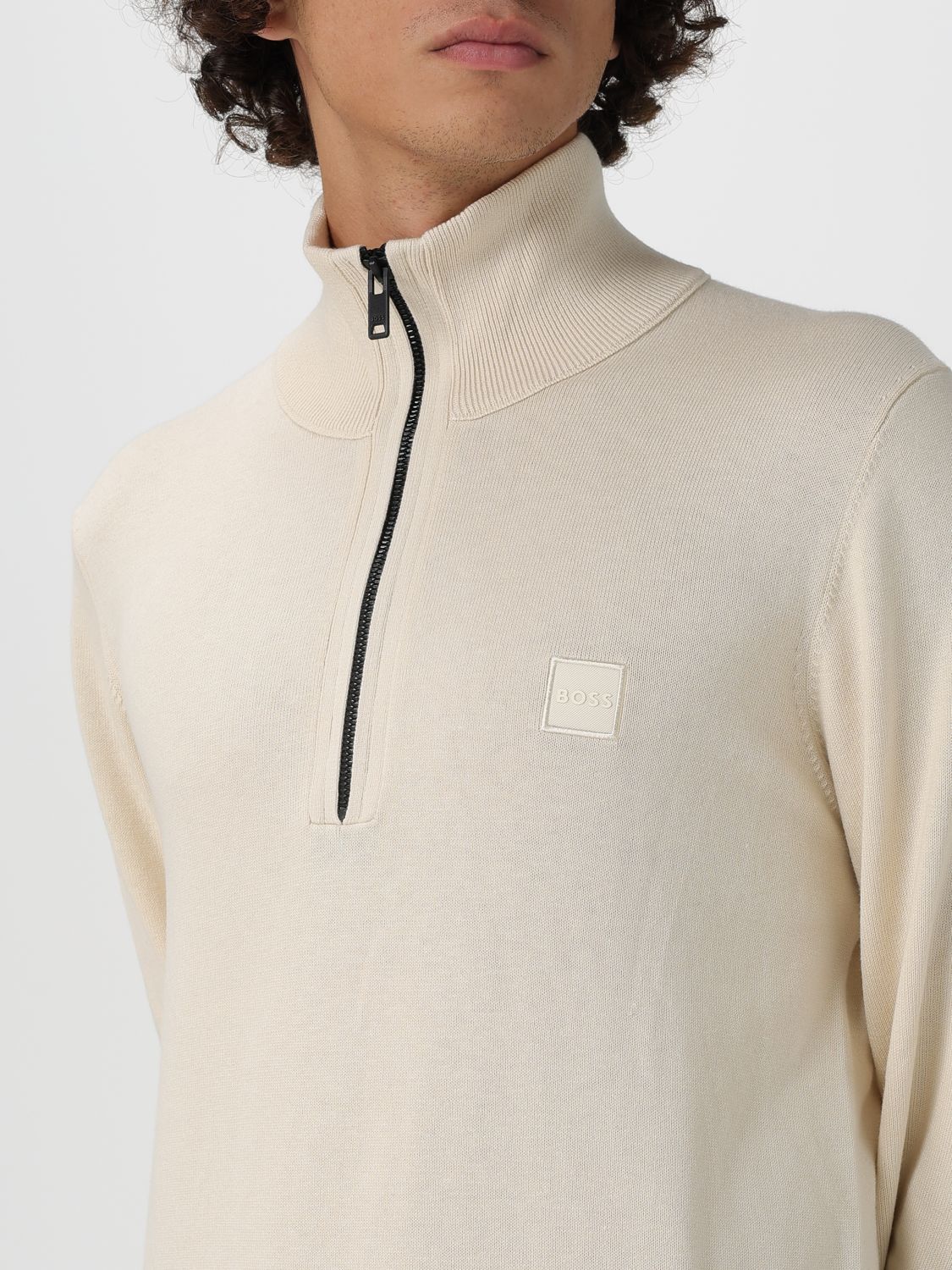 Boss Sweater Men Beige