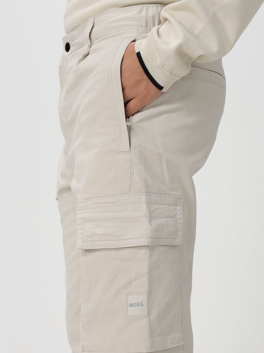Boss Pants Men Beige