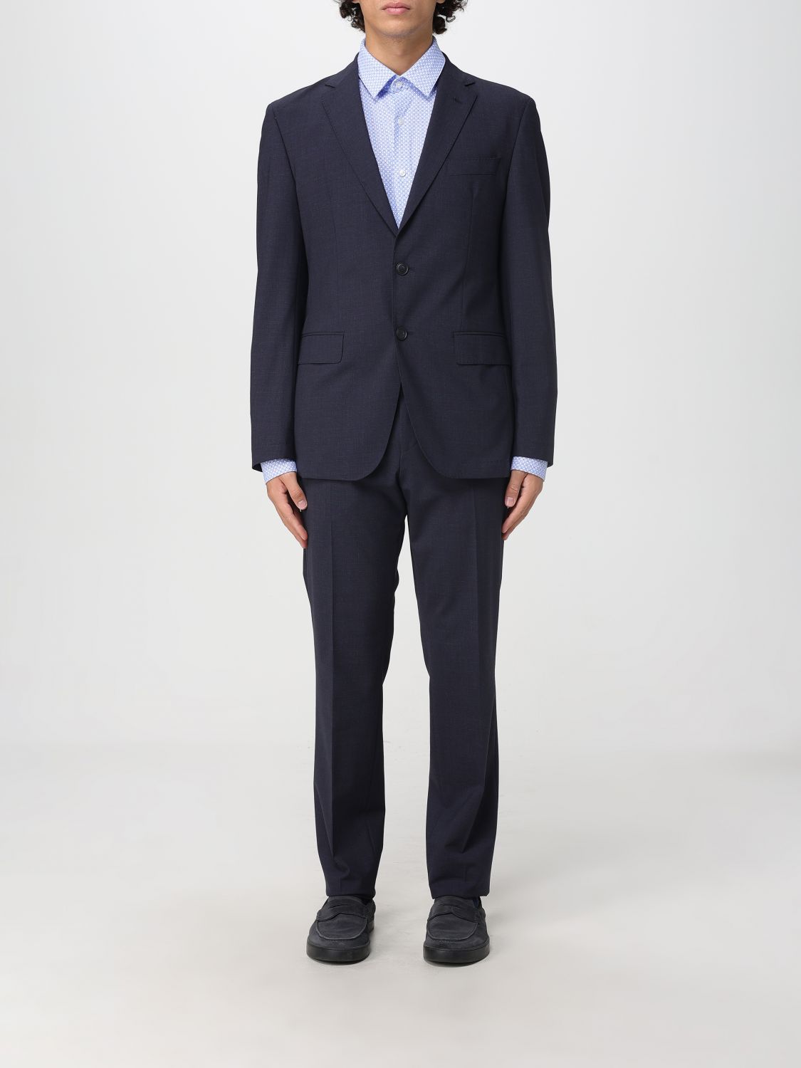 Boss Suit Men Blue