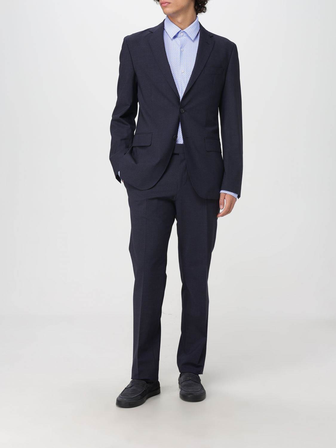 Boss Suit Men Blue
