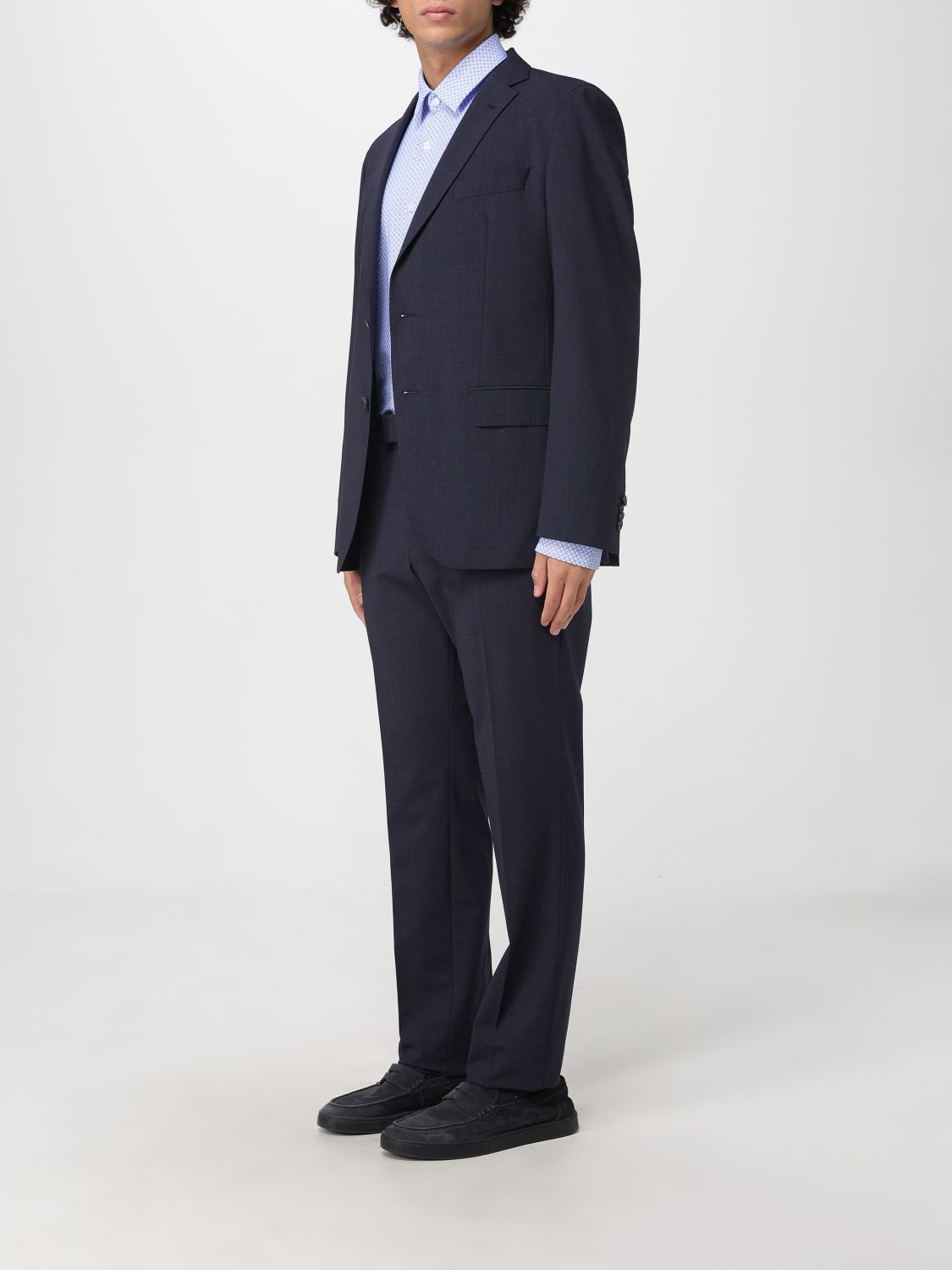 Boss Suit Men Blue