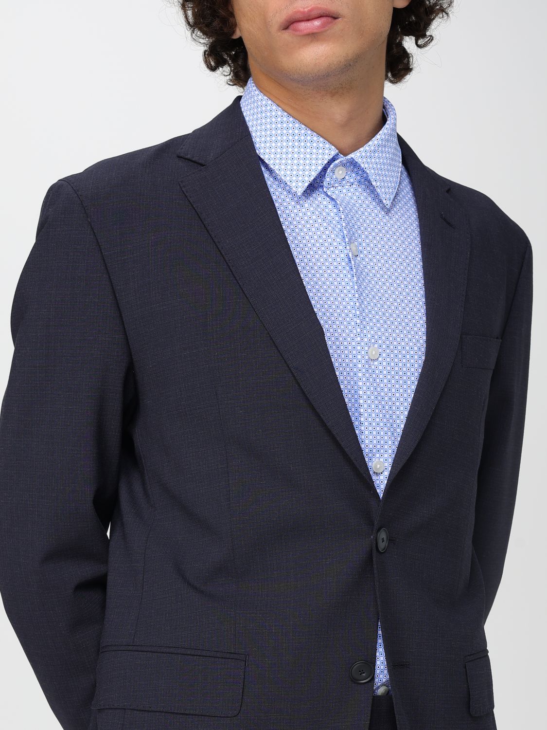 Boss Suit Men Blue