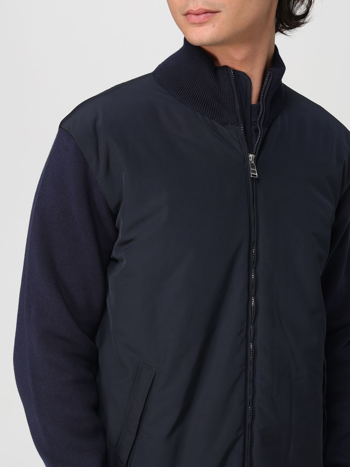 Boss Jacket Men Blue