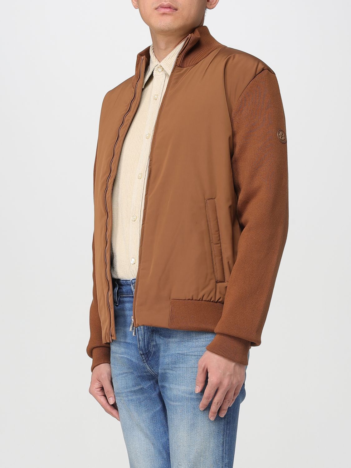 Boss Jacket Men Brown
