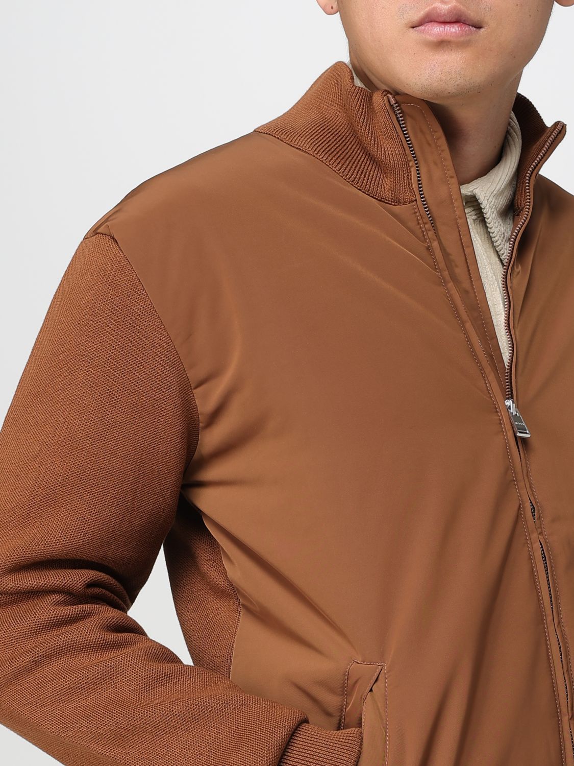 Boss Jacket Men Brown