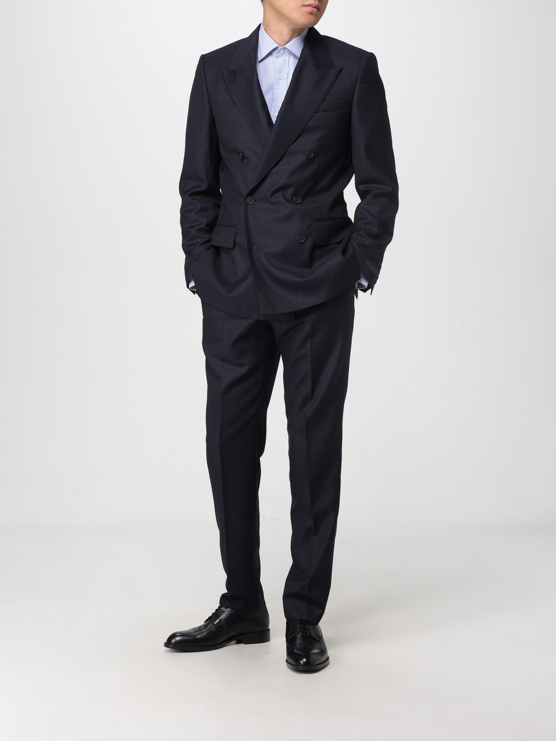 Boss Suit Men Blue