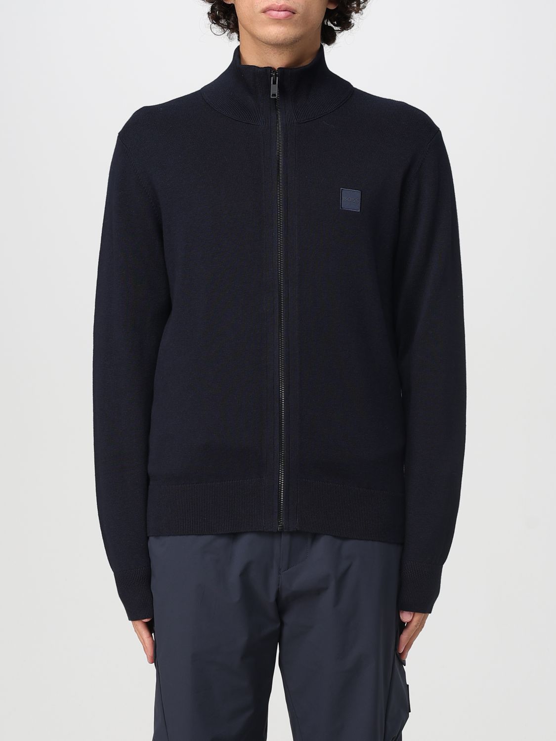 Boss Cardigan Men Black