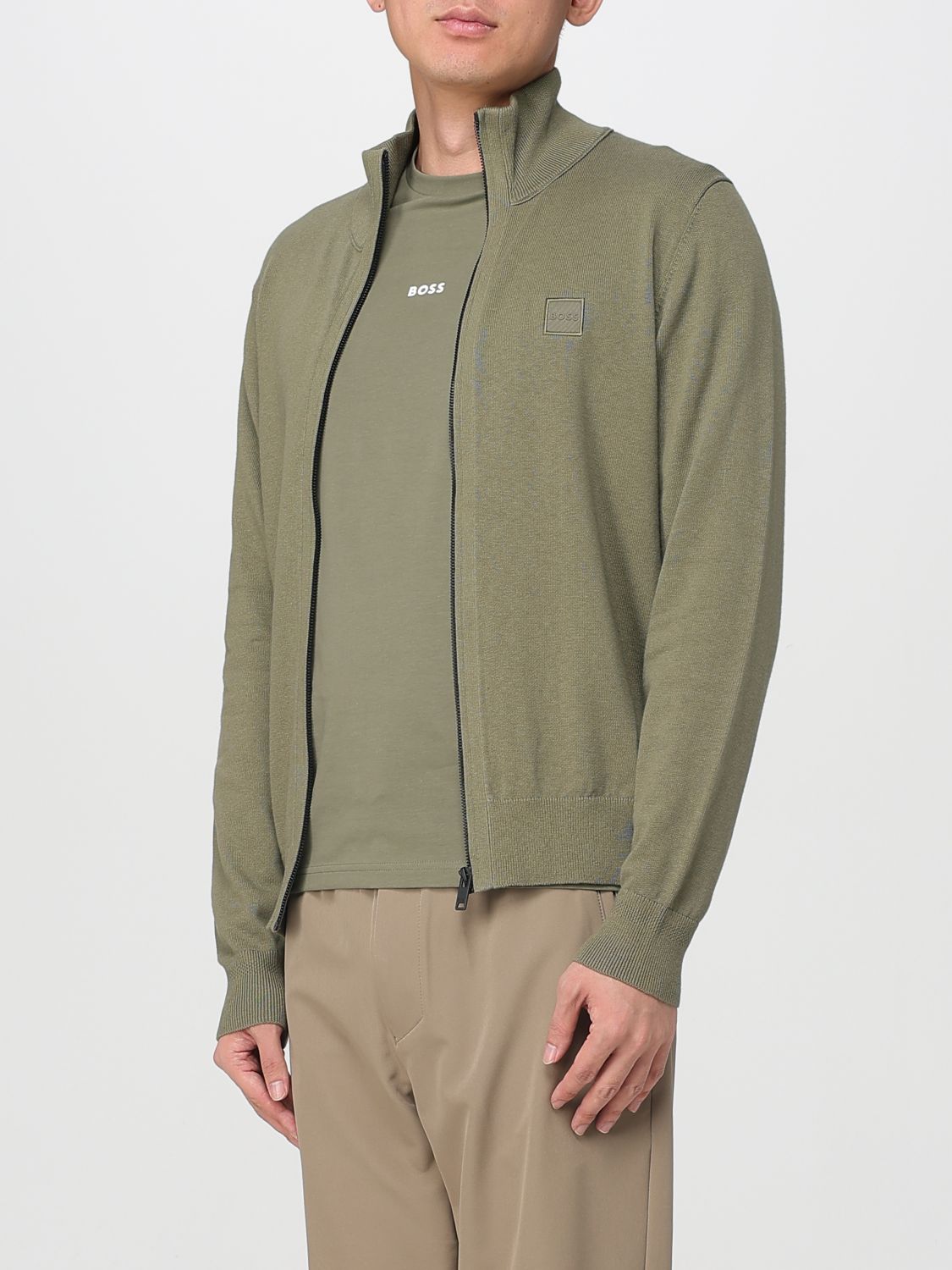 Boss Cardigan Men Black