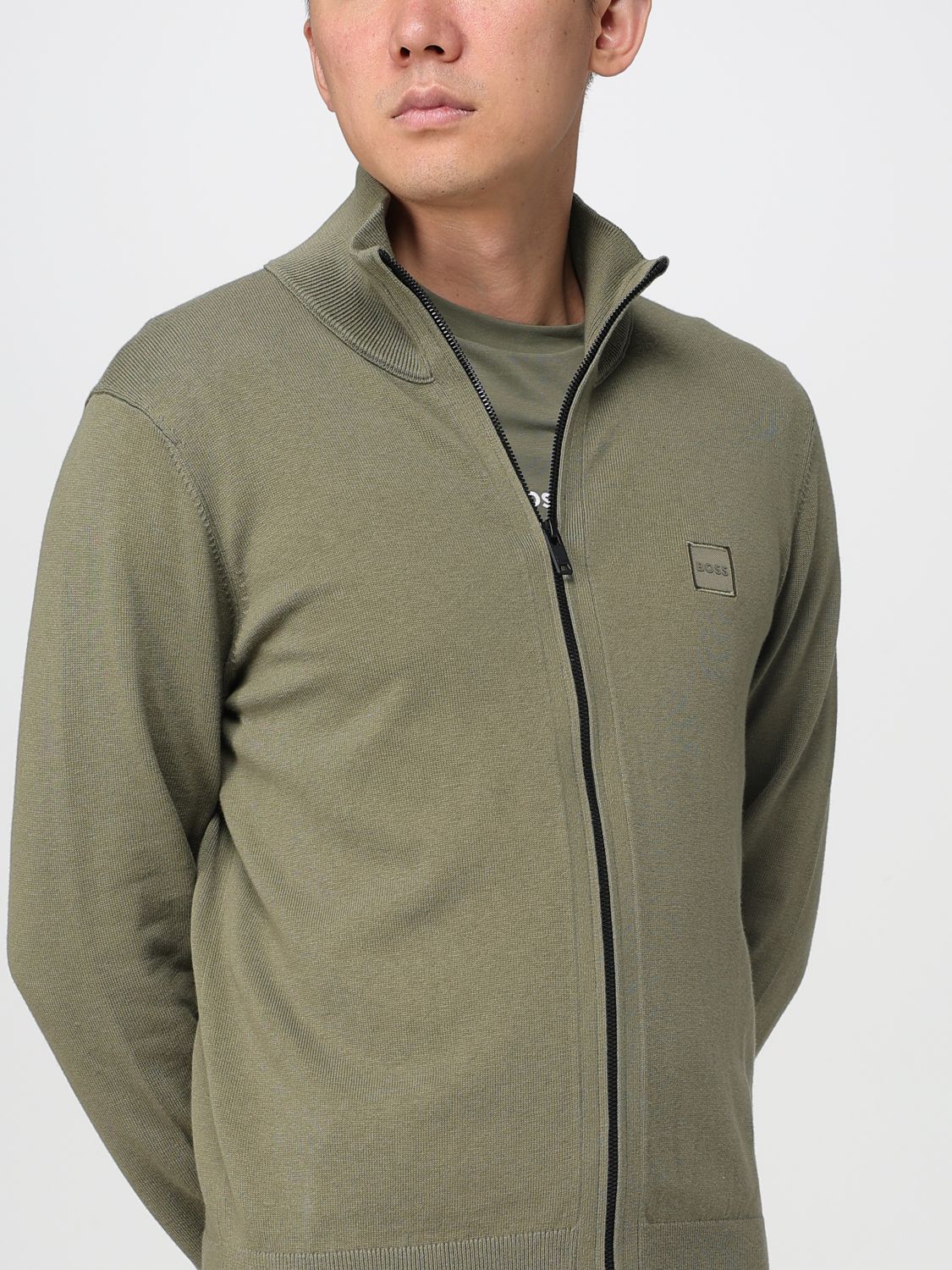 Boss Cardigan Men Black
