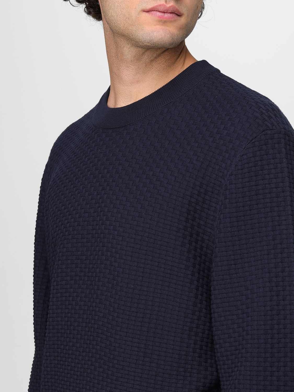 Boss Sweater Men Blue