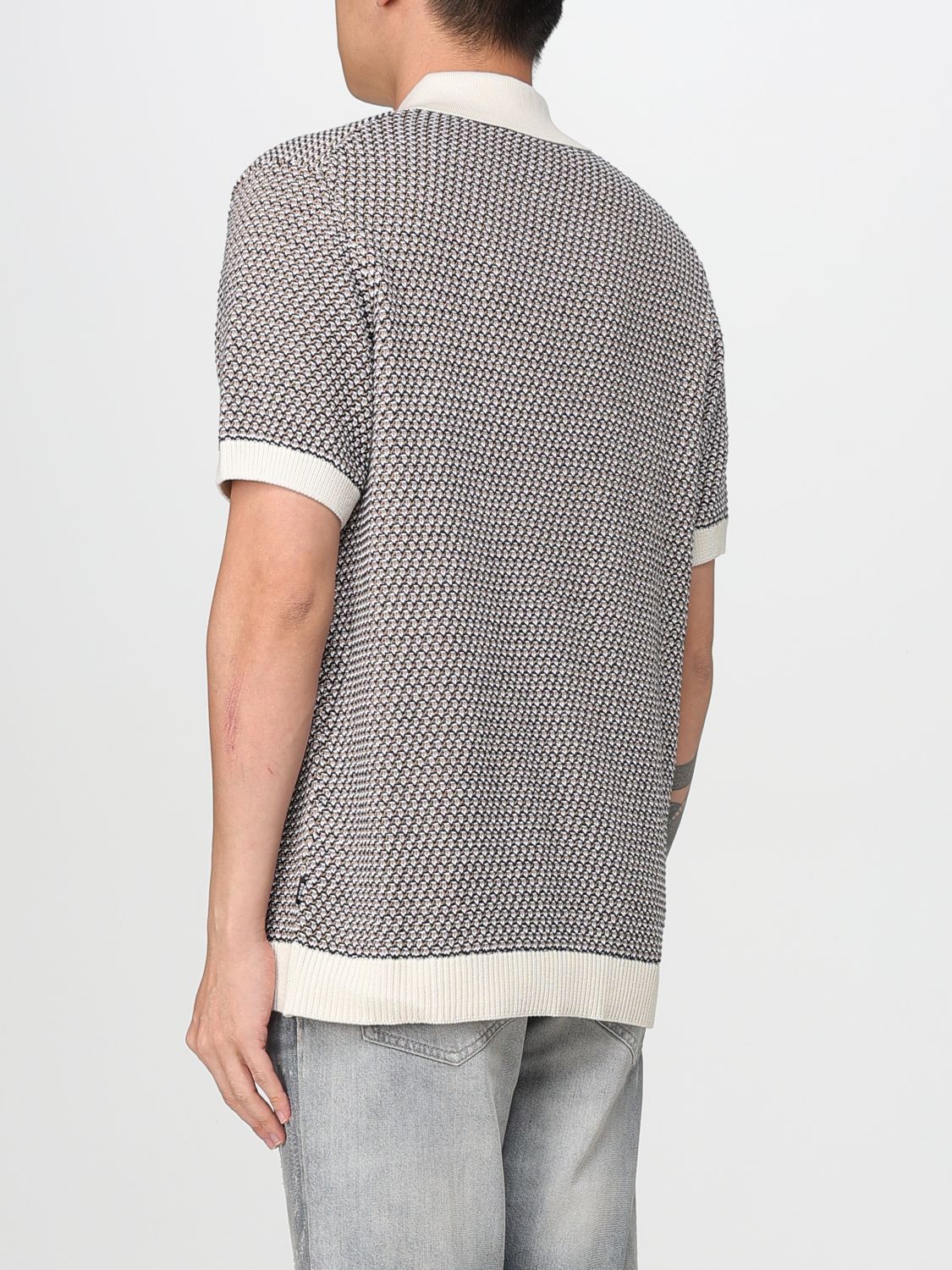 Boss Polo Shirt Men Yellow Cream