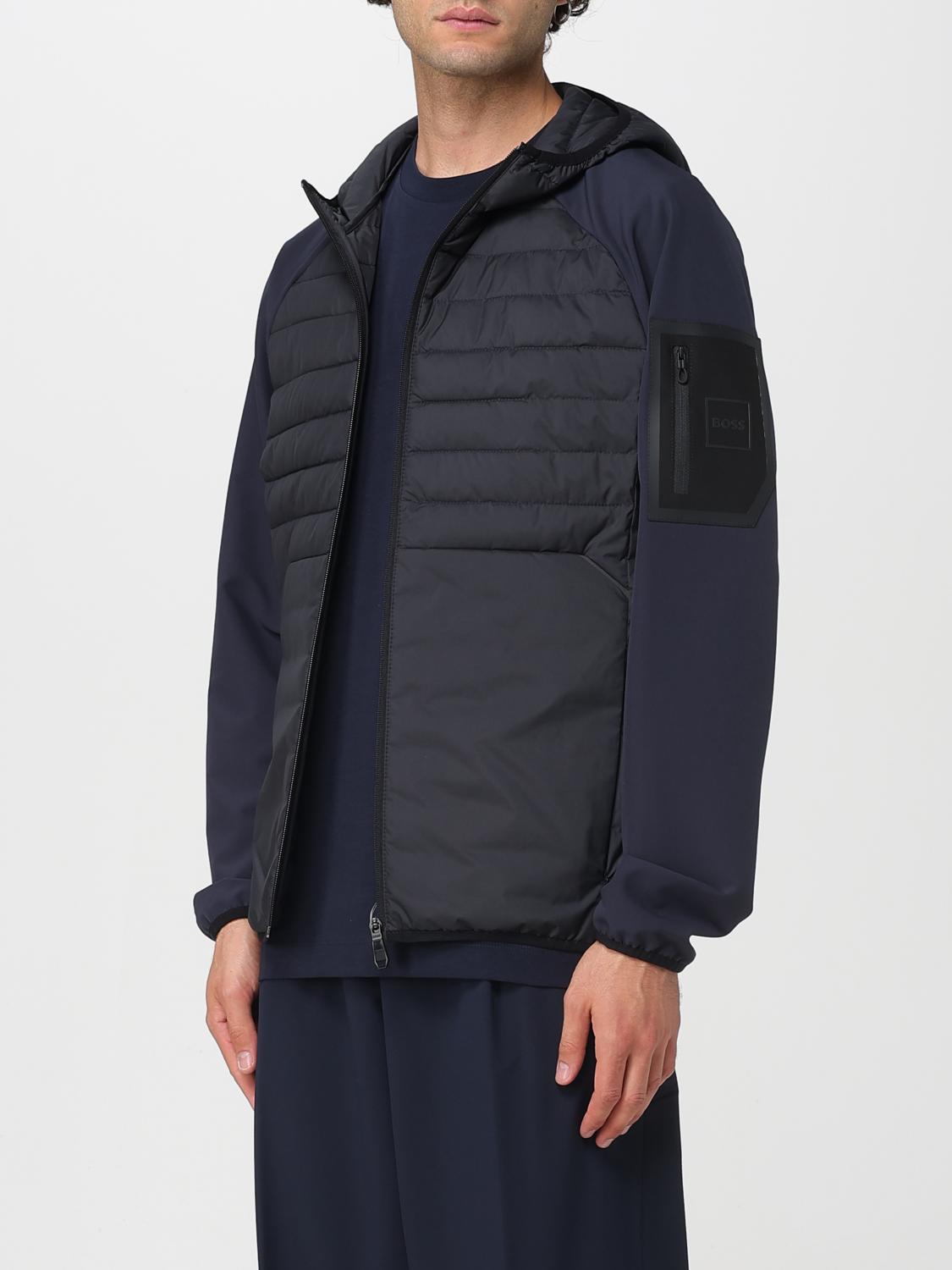 Boss Jacket Men Blue