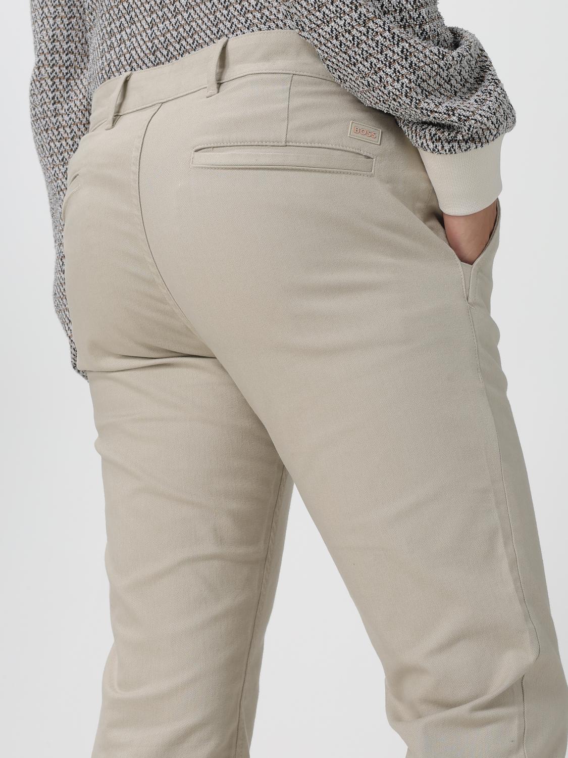 Boss Pants Men Beige