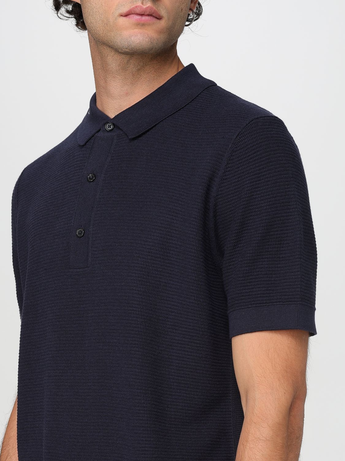 Boss Polo Shirt Men Blue