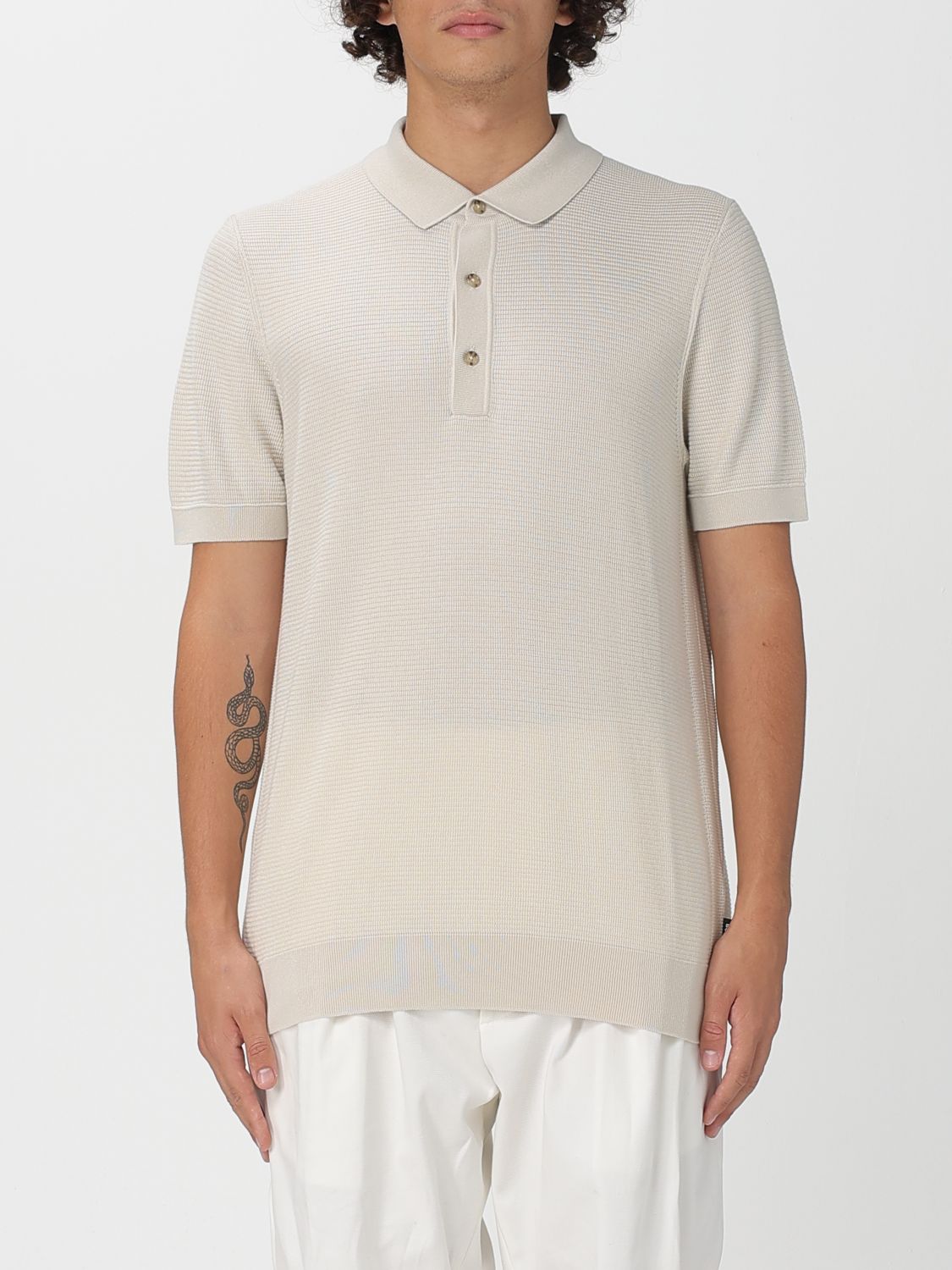 Boss Polo Shirt Men Blue