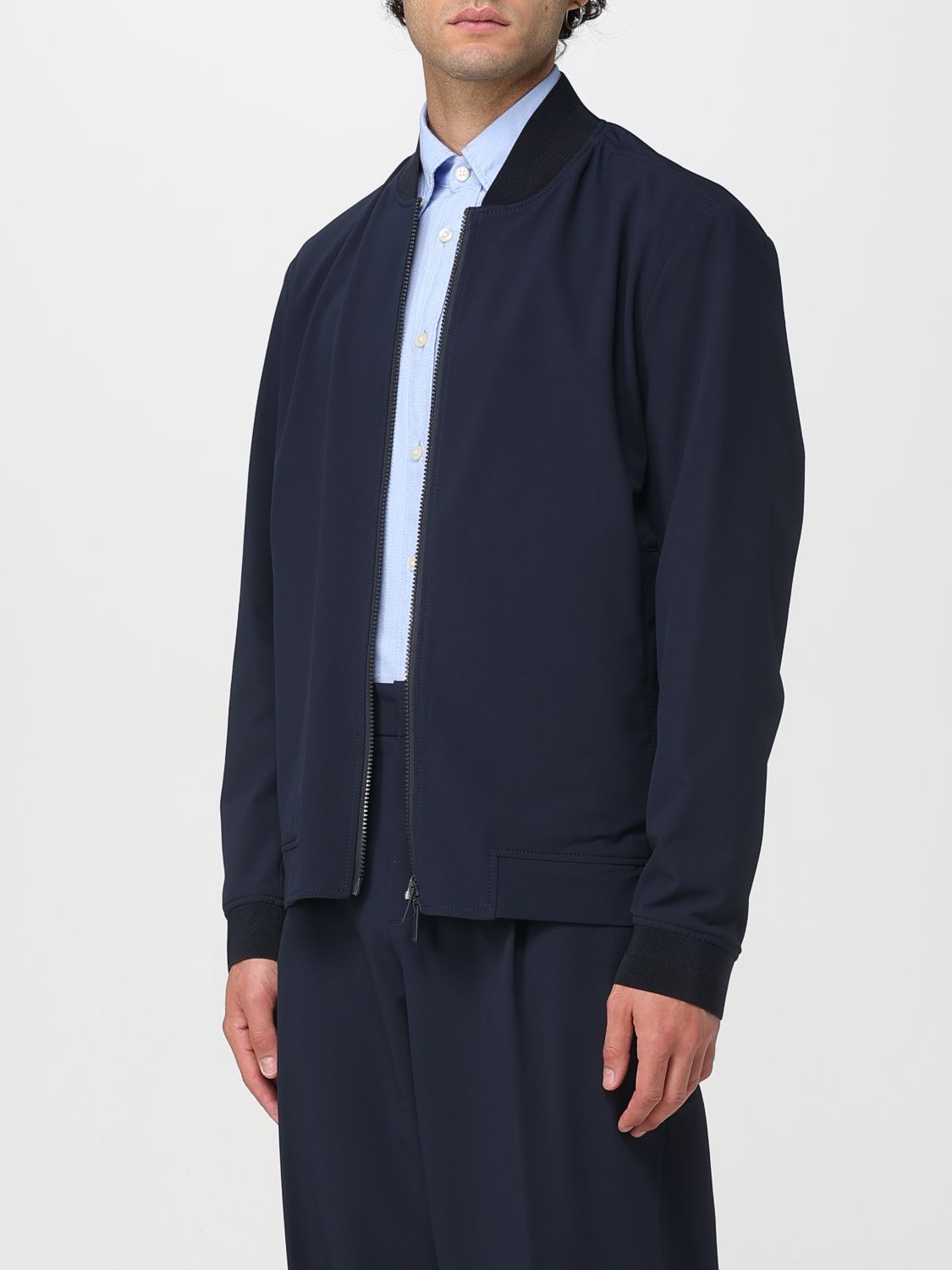 Boss Jacket Men Blue