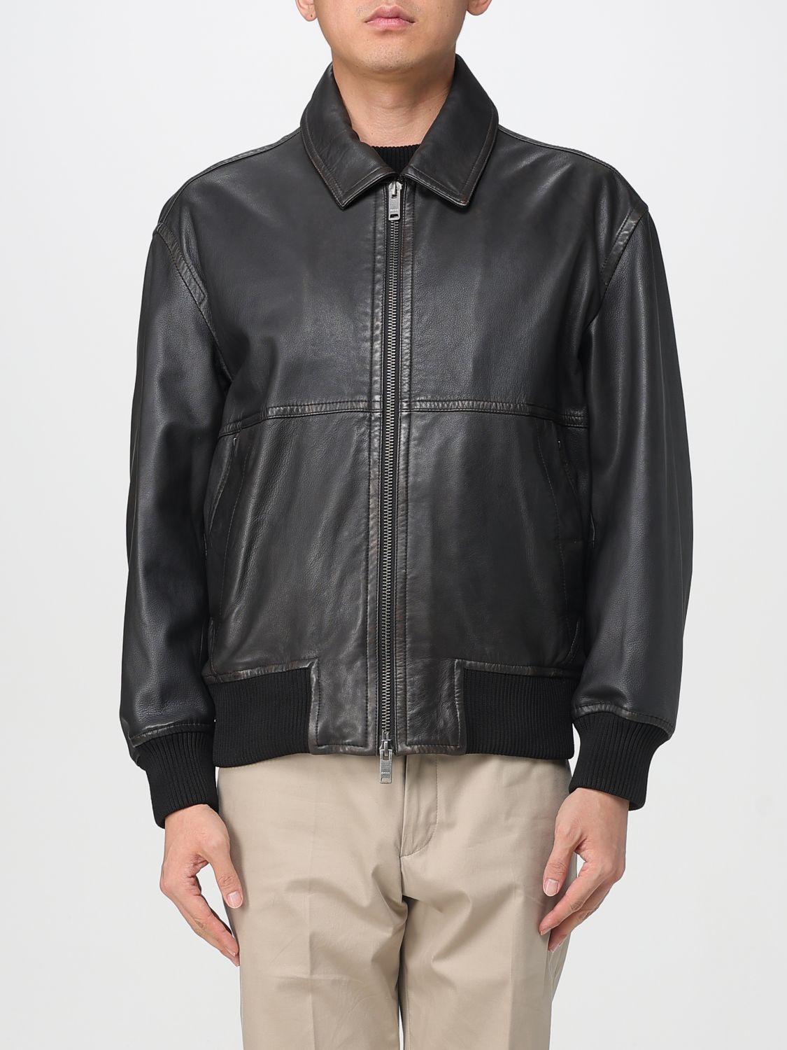 Boss Jacket Men Brown
