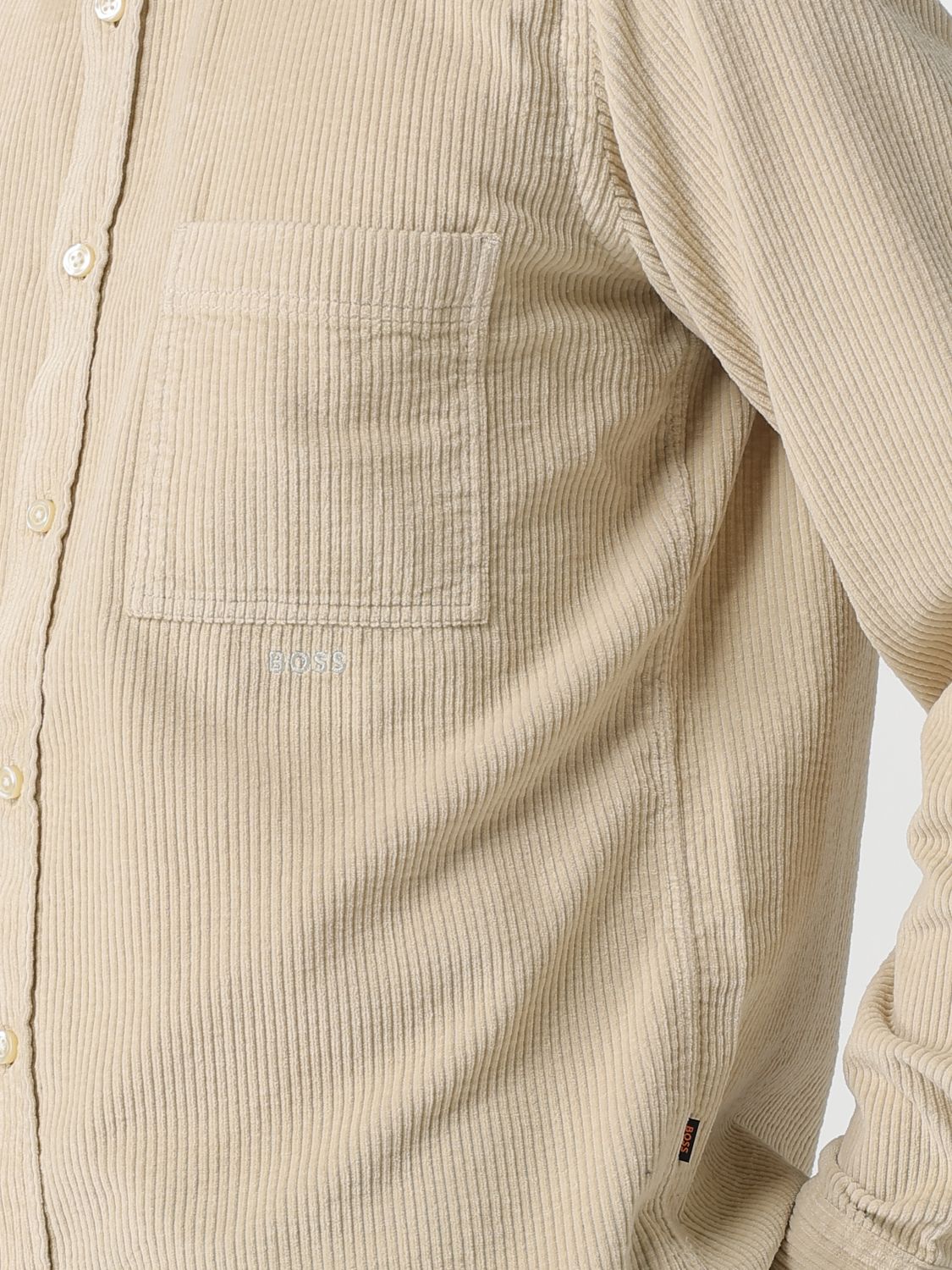Boss Shirt Men Beige